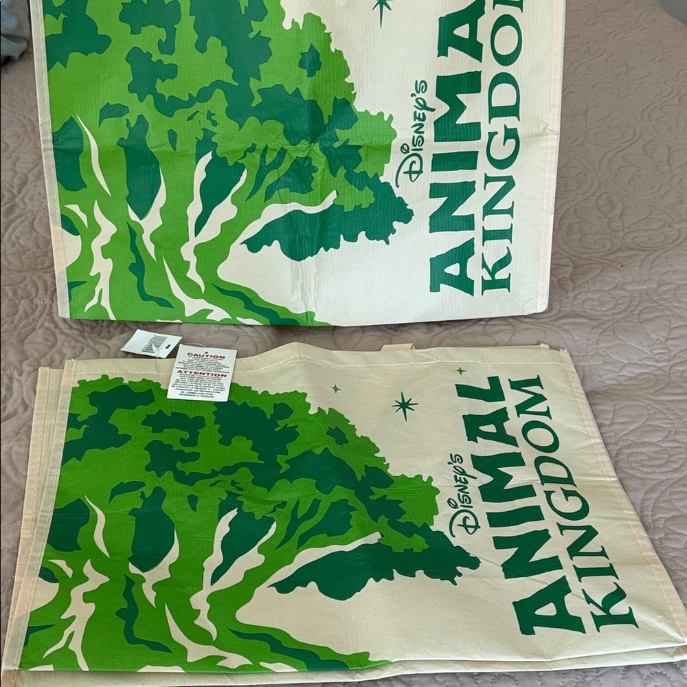 Disney Animal Kingdom Reusable Tote Set of 2